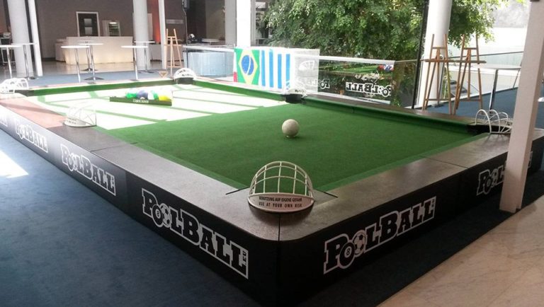 Spielaufbau PoolBall